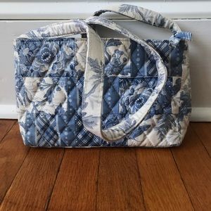 Blue Toile Vera Bradley Mini Shoulder Bag